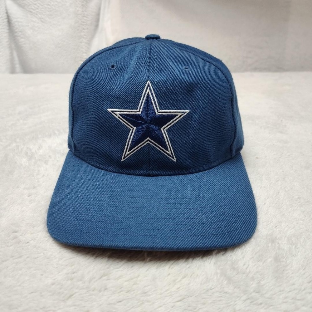 Vintage Dallas Cowboys Twins Enterprise Hat Cap Snap Back Mens Blue Acrylic Wool